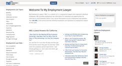 Desktop Screenshot of myemploymentlawyer.com